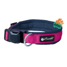 Petlando magnetisch hondenhalsband halsband navy-fuchsia Hondenpenning.net HETDIER.nl AnimalWebshop logo