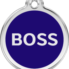 Hondenpenning luxe "Boss"