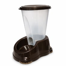 Flamingo voersilo voerbak voor dieren Bruin - 3 liter - voerautomaat